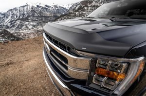 Ford F-150 Hood Deflector - Husky Liners - Aeroskin II - Matte Black - `21-`25